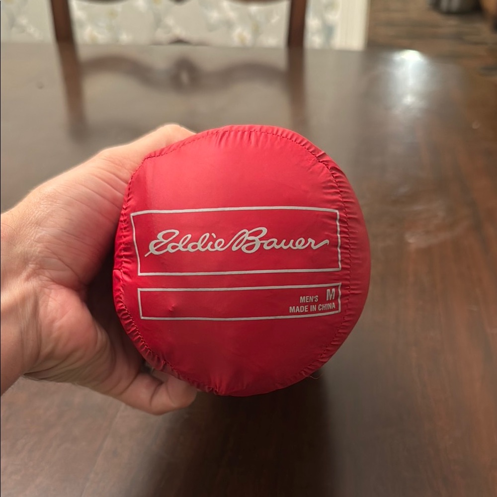 Eddie Bauer Red Packable Jacket